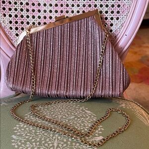Pink evening bag